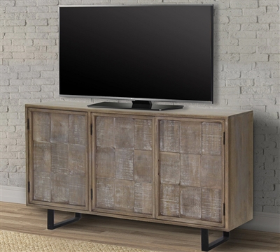 Crossings Casablanca 57 Inch TV Console in Driftwood Finish by Parker House - CSB#57