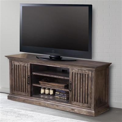 Gatehouse 68 Inch TV Console in Washed Iron Finish by Parker House - GAT#68