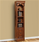 Huntington 21 Inch Open Top Bookcase in Antique Vintage Pecan Finish by Parker House - HUN#420
