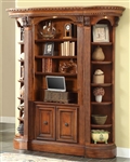 Huntington 3 Piece Bookcase in Antique Vintage Pecan Finish by Parker House - HUN-430-3B