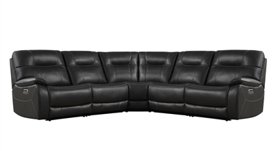 Axel 5 Piece Power Reclining Sectional in Ozone Fabric by Parker House - MAXE-05-OZO