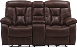 Berlin Entertainment Power Dual Reclining Loveseat in Walnut Color Cover by Parker House - MBER-822CP-WAL