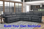 Chapman BUILD YOUR OWN Reclining Sectional in Polo Fabric by Parker House - MCHA-BYO-POL