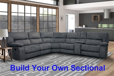 Chapman BUILD YOUR OWN Reclining Sectional in Polo Fabric by Parker House - MCHA-BYO-POL