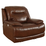 Colossus Power Recliner in Napoli Brown Leather by Parker House - MCOL#812CPH-NBR