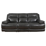 Colossus Power Reclining Sofa in Napoli Grey Leather by Parker House - MCOL#832CPH-NGR