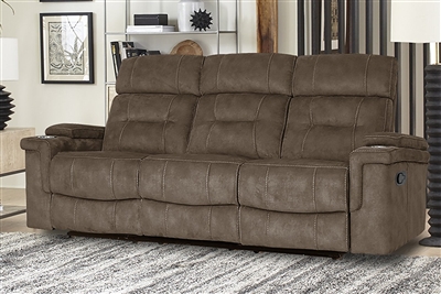 Diesel Manual Reclining Sofa in Cobra Brown Fabric by Parker House - MDIE#832-CBR