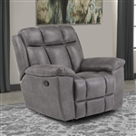 Goliath Manual Glider Recliner in Arizona Grey Fabric by Parker House - MGOL#812G-AGR