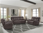 Goliath 2 Piece Manual Reclining Set in Arizona Brown Fabric by Parker House - MGOL-832-ABR-SET