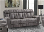 Goliath Manual Reclining Sofa in Arizona Grey Fabric by Parker House - MGOL#832-AGR