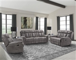 Goliath 2 Piece Manual Reclining Set in Arizona Grey Fabric by Parker House - MGOL-832-AGR-SET