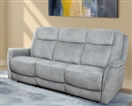 Linus Power Zero Gravity Sofa in Hudson Grey Fabric by Parker House - MLIN#832PHZ-HGY