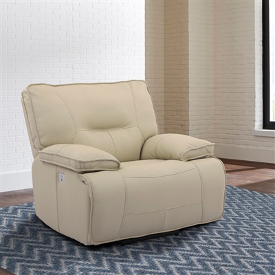 Spartacus Power Recliner with Power Headrest and USB Port in Oyster Fabric by Parker House - MSPA-812PH-OYS