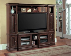 Premier Sterling 48-65-Inch TV 4 Piece Wall Unit in Espresso Finish by Parker House - PST-125-4X