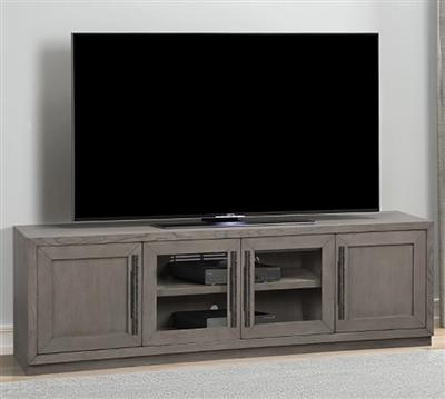Pure Modern 76 Inch Door TV Console in Moonstone Finish by Parker House - PUR#76