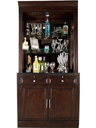 Stanford 2 Piece Bar Base & Hutch in Light Vintage Sherry Finish by Parker House - STA-465-2