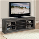 Sundance 92 Inch TV Console in Smokey Grey Finish by Parker House - SUN#92-SGR