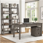 Tempe 4 Piece Home Office Set in Grey Stone Finish by Parker House - TEM#250P-4-GST