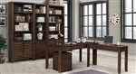 Tempe 5 Piece Home Office Set in Tobacco Finish by Parker House - TEM-330P-5-TOB