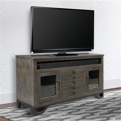 Veracruz 63 Inch TV Console in Rustic Charcoal Finish by Parker House - VER#63