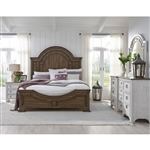 Glendale Estates 6 Piece Bedroom Set in Two Tone Finish by Pulaski - PUL-P166190