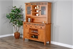 Sedona Buffet and Hutch in Rustic Oak Finish by Sunny Designs - SD-1903RO2-2