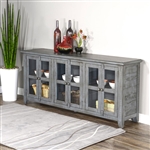 70 Inch TV Console in Light Blue Finish by Sunny Designs - SD-3628LB-70