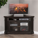Scottsdale 55 Inch Corner TV Console in Black Walnut Finish by Sunny Designs - SD-3635BW