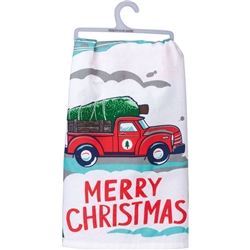 Christmas Truck Towel