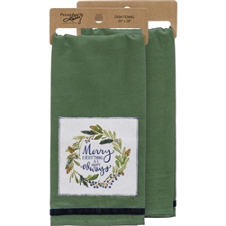 Merry Everything Happy Always Towel