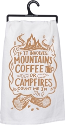 Coffee Campfires Towel