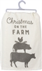 Christmas On The Farm Towel