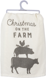 Christmas On The Farm Towel