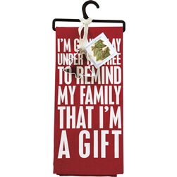 Remind Family That I'm A Gift Towel & Cutter Set