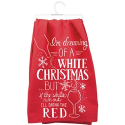 White Christmas Towel