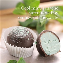 Mint Chocolate Truffles Royale