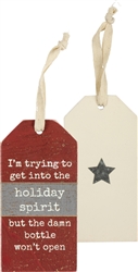 Get Into The Holiday Spirit Bottle Tag