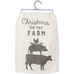 Christmas on the Farm Towel