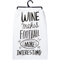 Wine Makes Football towel