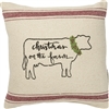 Christmas on the Farm Pillow