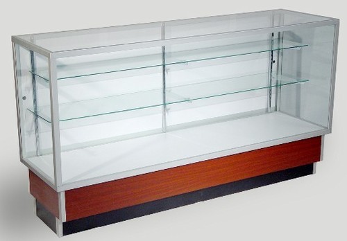 Full Vision Glass Showcase: Multi-Angle, Adjustable Shelves & Storage