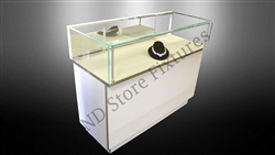 Seamless Glass Jewelry Display Case