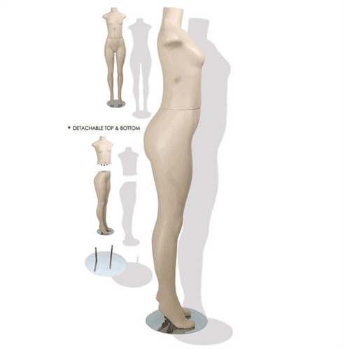 Brazilian Half Body leg Mannequin - AO-1074B – Store Fixture Showcase