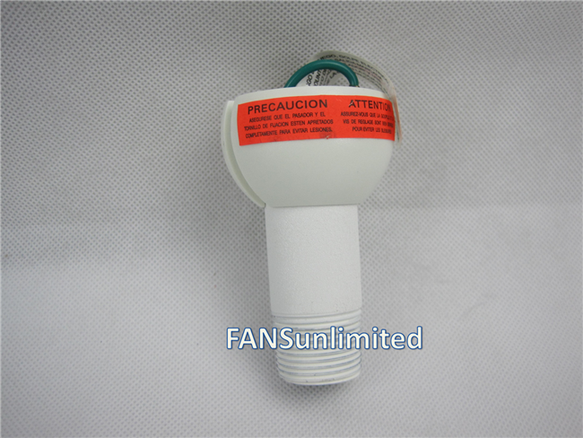 Casablanca Fan Downrod & Ball Assembly ARCHITECTURAL WHITE GENUINE *NEW*