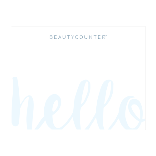 Beautycounter Hello Note Cards & Envelopes