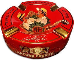 Arturo Fuente Hands of Time Red Ashtray