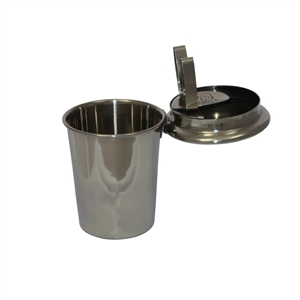 Stinky Car Ashtray - Polished Stainless Steel