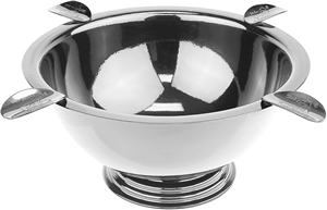 Stinky 4 Stirrup Ashtray - Polished Stainless Steel