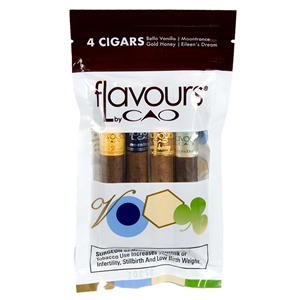 CAO Flavours Petite Corona Fresh Pack - 4 x 40 (4/Pack) Includes one of each: Bella Vanilla, Eileen's Dream, Gold Honey and Moontrance