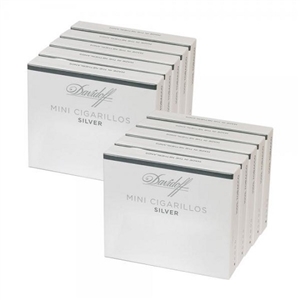 Davidoff Mini Cigarillos Silver Light (5 Packs of 20)